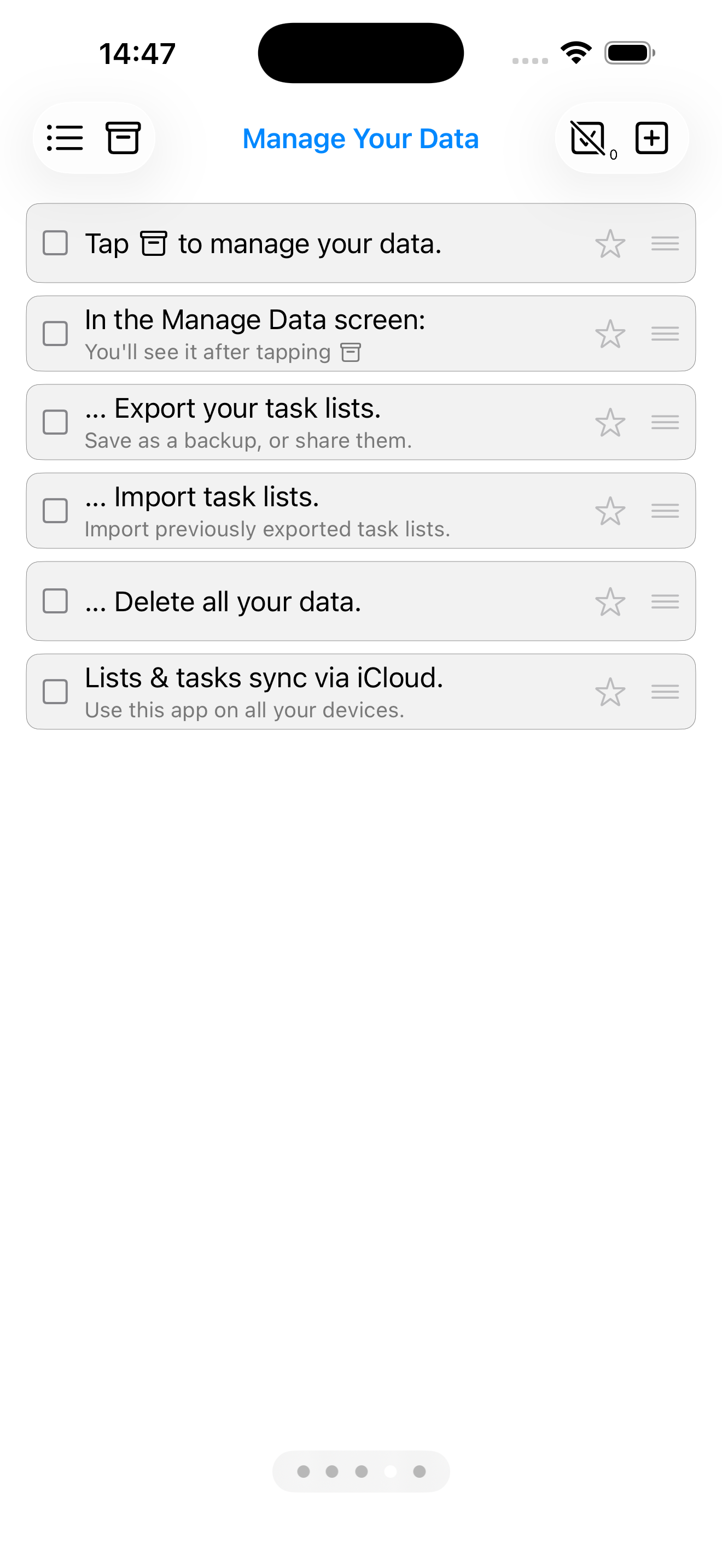 Manage Your Data